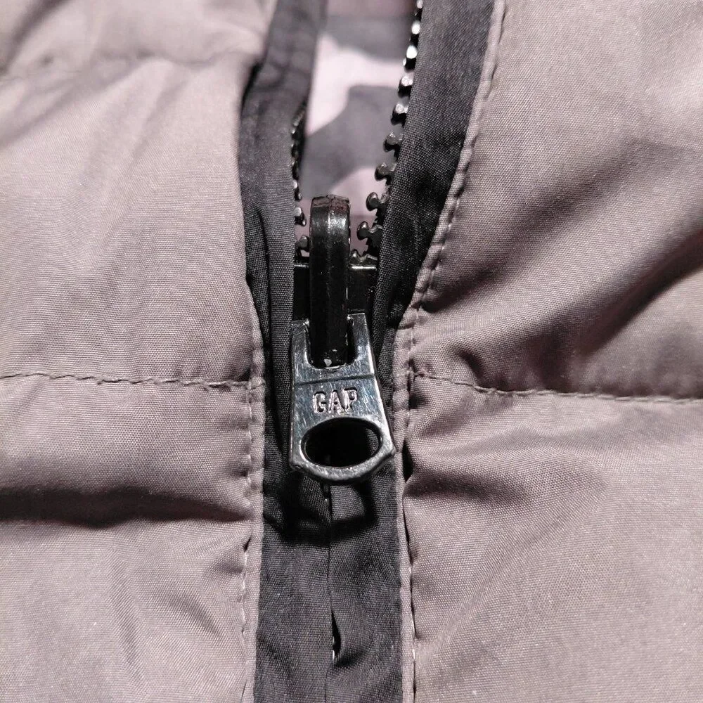 Gray & Camo Reversible Gap Kids Cold Control Water-Resistant Puffer Jacket XXL